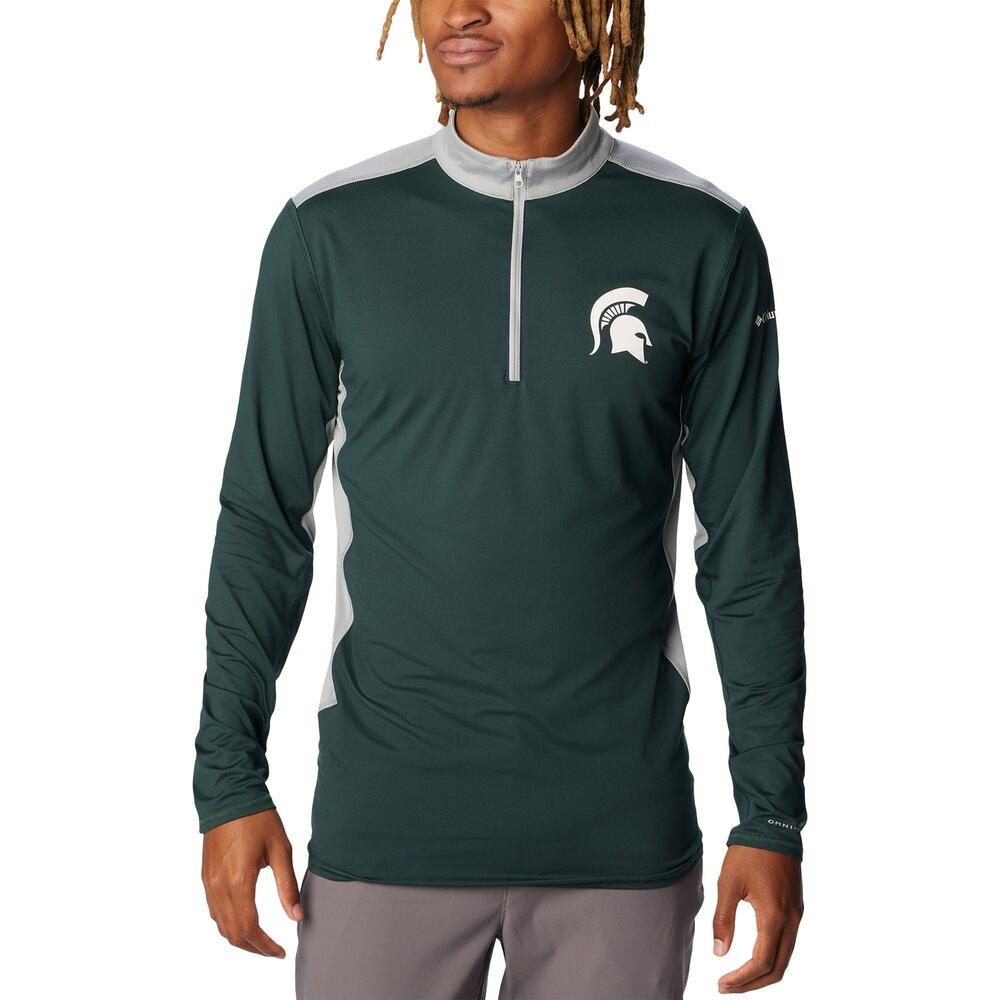 NWT Michigan State University Columbia Tech Trail 1/4 Zip Men's Size XL